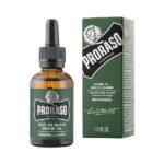 Proraso Olio Barba Rinfrescante, 30ml, Olio da barba uomo nutriente dalla profumazione fresca e balsamico, Ideale per barba lunga, Made in Italy