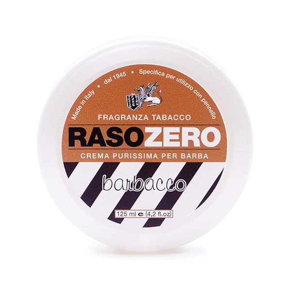Rasozero-Barbacco-Sapone-da-barba-Fragranza-tabacco-125ml-Rasozero-la-rasatura-allitaliana-B07JG3CJPT Rasozero Barbacco. Sapone da barba Fragranza tabacco 125ml. Rasozero, la rasatura all'italiana. - immagine 1