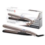 Remington Piastra per Capelli, rivestimento in Ceramica, 110 mm, Capelli Umidi o Asciutti, Sensore di Umidità, Wet 2 Straight S7970