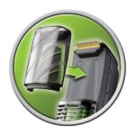 Remington Regolabarba, Tagliacapelli uomo, 12 lunghezze (0.5-18mm)+1 pettine regolabile+1 accessorio rifinitore, Batteria al Litio, Tecnologia Vacuum cattura il 95% dei peli, Ricaricabile/Rete,MB6850 - immagine 5