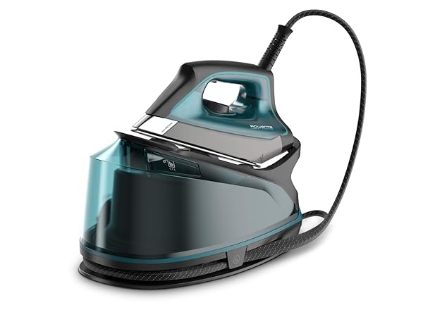 Rowenta-DG7623-Compact-Steam-Pro-Ferro-da-Stiro-con-Caldaia-Pressione-Fino-a-63-Bar-Getto-di-Vapore-Potente-11-Lit-B07P27PL3Y Rowenta DG7623 Compact Steam Pro, Ferro da Stiro con Caldaia, Pressione Fino a 6.3 Bar, Getto di Vapore Potente, 1.1 Litri, Tecnologia Eco Intelligence, Igienizzante, Verde Acqua - immagine 1