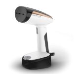 Rowenta Dr3030 Access Steam Pocket Stiratore Verticale, Pronto in 15 Sec, Compatto e Leggero, Uccide Batteri, Rimuove Gli Allergeni, 1300 W, 1 L, Acciaio Inossidabile, Nero