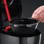 Russell Hobbs Macchina caffè americano, Spegnimento automatico, antigoccia, portafiltro rimovibile e lavabile, fino a 10 tazze, 1.25 L, 975 W, TexturePlus Black, 22620-56 - immagine 6
