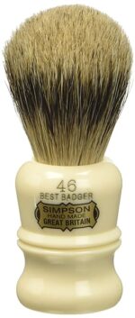 SIMPSONS BERKELEY 46 BEST BADGER SHAVING BRUSH - PENNELLO DA BARBA IN TASSO - immagine 3