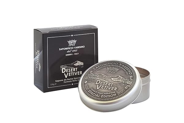Saponificio-Varesino-Sapone-per-barba-Desert-Vetiver-150-g-unico-standard-B08LX43MKW Saponificio Varesino Sapone per barba Desert Vetiver 150 g, unico, standard - immagine 1