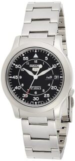 Seiko Orologio Analogico Automatico Uomo con Cinturino in Acciaio Inox SNK809K1
