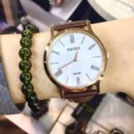 Seiko Orologio Analogico Solare Uomo Unisex con Cinturino in Pelle SUP854P1 - immagine 5