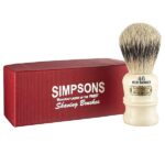 Simpson Shaving Brushes Berkeley 46 B Best Badger - Pennello da barba, realizzato a mano in UK