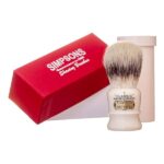 Simpsons Classic 1 Synthetic Shaving Brush with Travel Sleeve