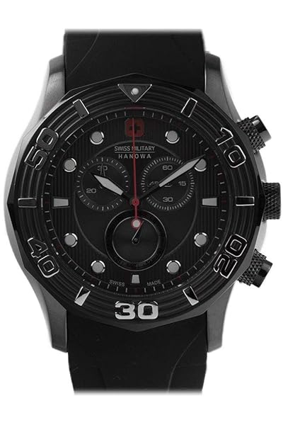 Swiss-Military-Hanowa-Orologio-Analogueico-Quarzo-Uomo-con-Cinturino-in-Gomma-06-427330009-B075JMYDPG Swiss Military Hanowa Orologio Analogueico Quarzo Uomo con Cinturino in Gomma 06-4273.30.009 - immagine 1