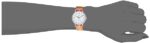 Timex Orologio al quarzo FAIRFIELD VILLAGE quadrante in ottone 37 MM case colore argento - quadrante bianco cinturino in tessuto Reversibile Arancione-Beige/Verde 18 MM con luce notturna INDIGLO res - immagine 5
