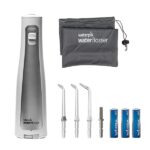 Waterpik Idropulsore Portatile Freedom, Strumento di Rimozione della Placca Dentale e Batteri, Senza Fili e Waterproof, Ideale per Viaggi, Piccoli Bagni o Uso in Doccia, Nero (WF-03UK010) - immagine 5