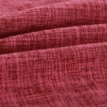 Yankiuhgre - Federa per cuscino da divano e letto, in cotone, stile moderno, per auto, ufficio, decorazione per la casa, senza nucleo, 450 x 450 mm, colore: rosa acceso - immagine 5