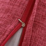 Yankiuhgre - Federa per cuscino da divano e letto, in cotone, stile moderno, per auto, ufficio, decorazione per la casa, senza nucleo, 450 x 450 mm, colore: rosa acceso - immagine 6