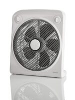 bimar VBOX38T Ventilatore Box con Timer fino a 120 Minuti da 50W, Ventilatore da Appoggio con Selettore 3 Velocità, Elica Ø 30cm con 5 Pale, Griglia Frontale Rotante, Dimensioni Ridotte