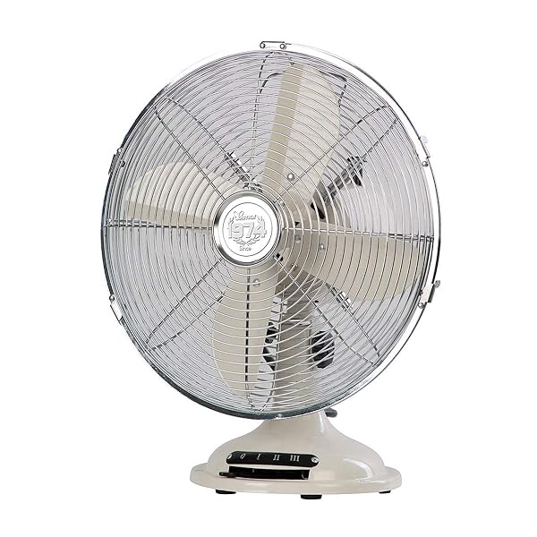 bimar-VTM33-Ventilatore-da-Tavolo-Vintage-35W-Corpo-in-Metallo-Elica-O-30cm-con-4-Pale-Comandi-Vintage-con-Levetta-S-B07BMHM33W bimar VTM33 Ventilatore da Tavolo Vintage 35W, Corpo in Metallo, Elica Ø 30cm con 4 Pale, Comandi Vintage con Levetta Selettore Velocità, Ventilatore a 3 Velocità, Orientabile Destra Sinistra - immagine 1